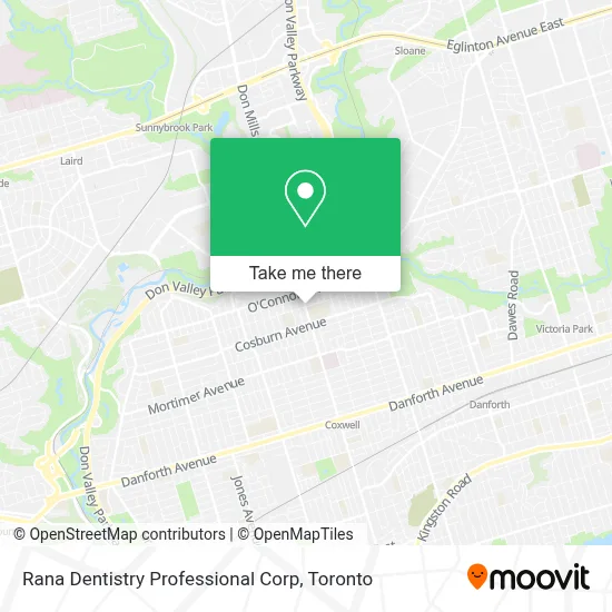 Rana Dentistry Professional Corp map