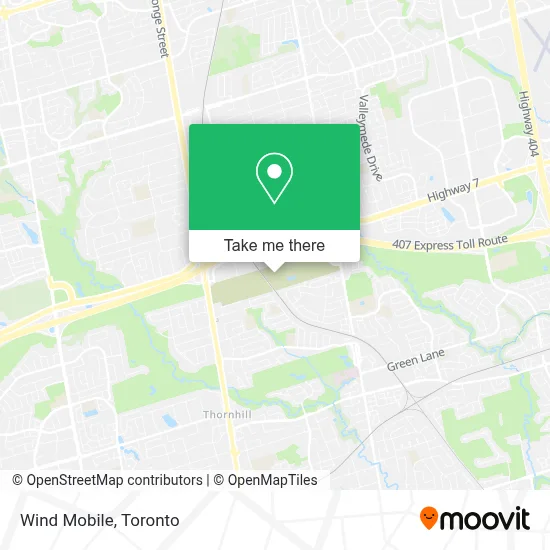 Wind Mobile map