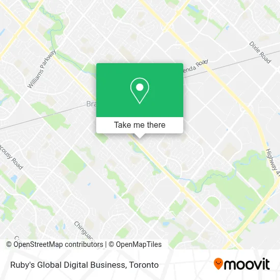 Ruby's Global Digital Business map