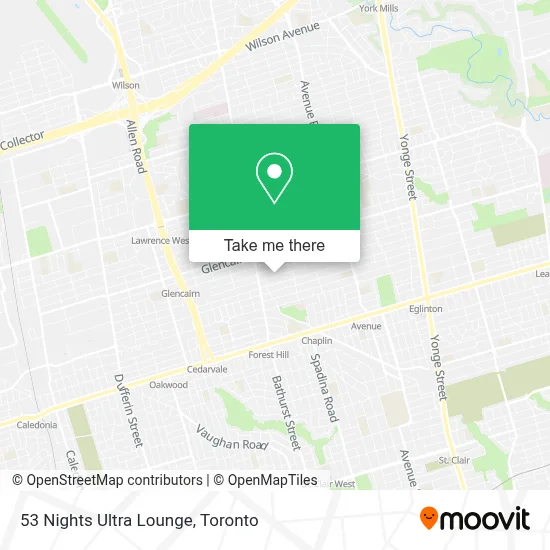 53 Nights Ultra Lounge map