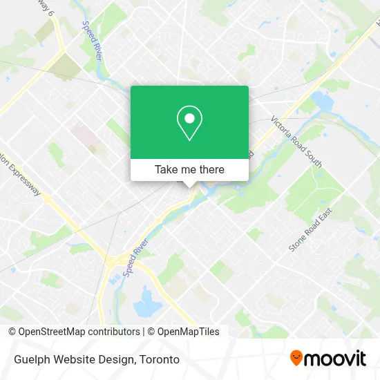 Guelph Website Design map