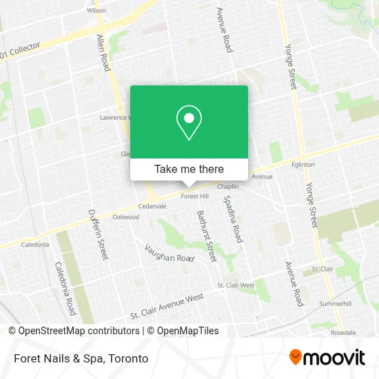 Foret Nails & Spa map