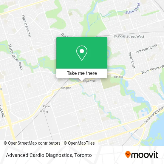 Advanced Cardio Diagnostics map