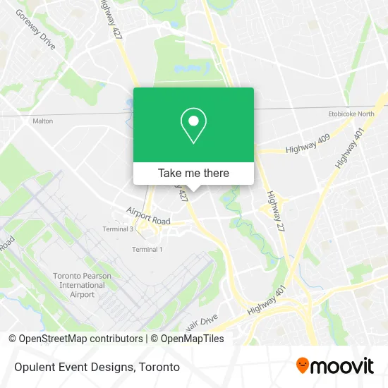 Opulent Event Designs map