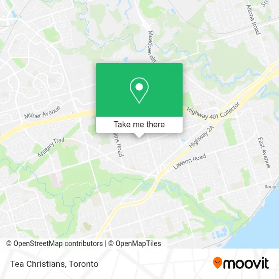 Tea Christians map