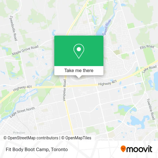 Fit Body Boot Camp map