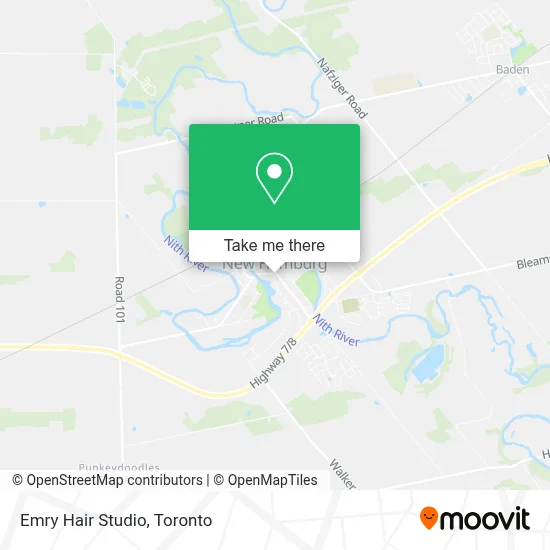 Emry Hair Studio map