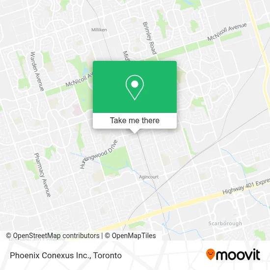 Phoenix Conexus Inc. map
