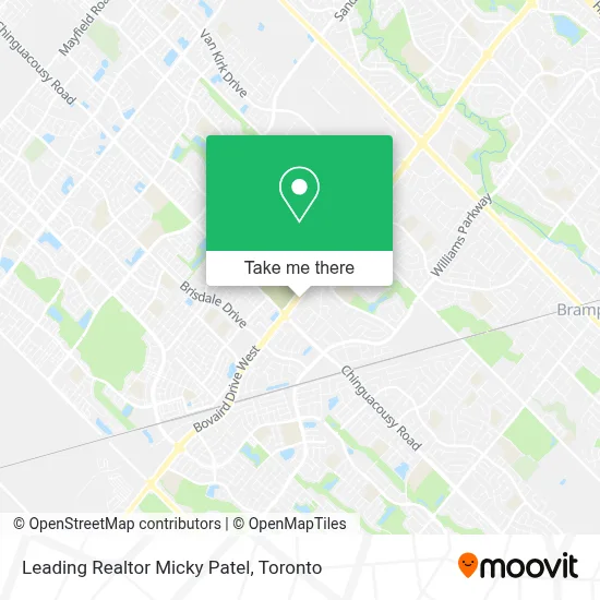 Leading Realtor Micky Patel map