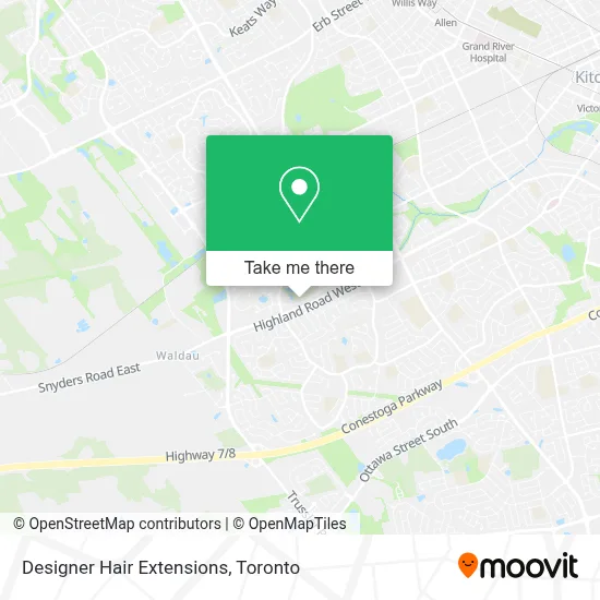 Designer Hair Extensions map
