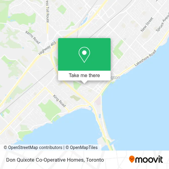 Don Quixote Co-Operative Homes map