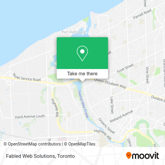 Fabled Web Solutions map