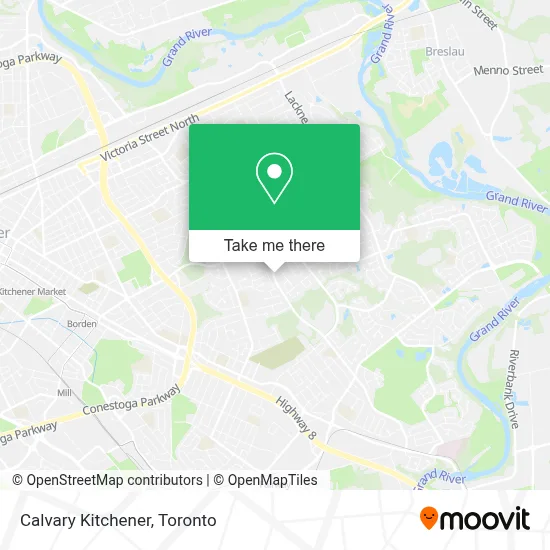 Calvary Kitchener map
