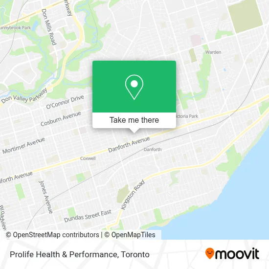 Prolife Health & Performance map