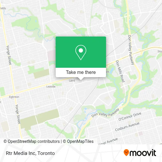 Rtr Media Inc map