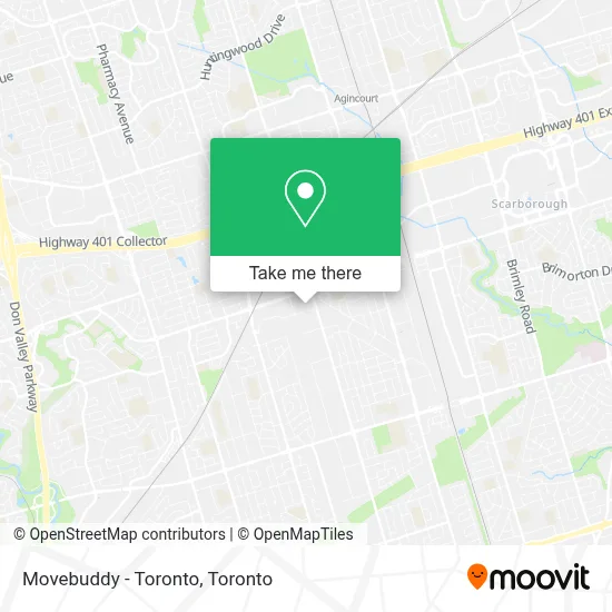 Movebuddy - Toronto map