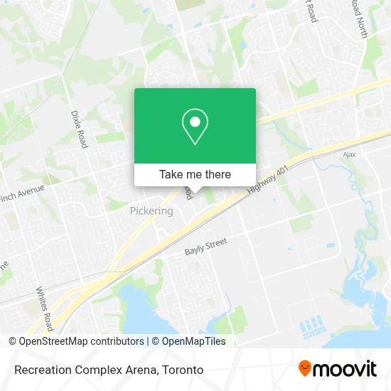 Recreation Complex Arena map