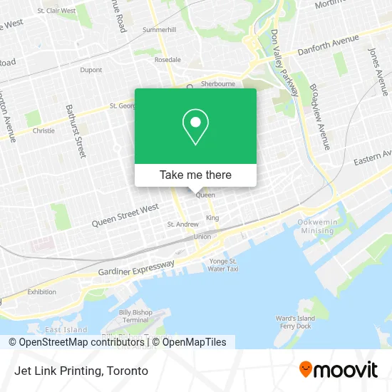 Jet Link Printing map