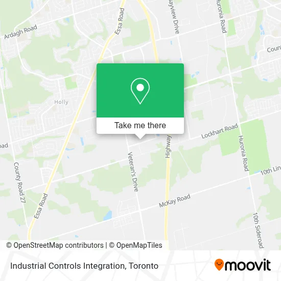 Industrial Controls Integration map