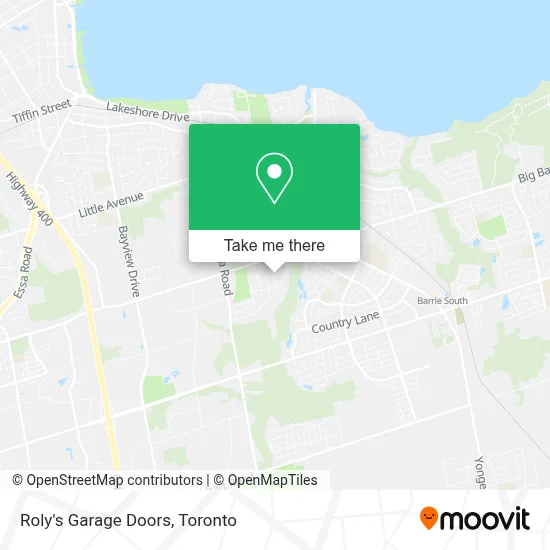 Roly's Garage Doors map