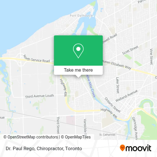 Dr. Paul Rego, Chiropractor map