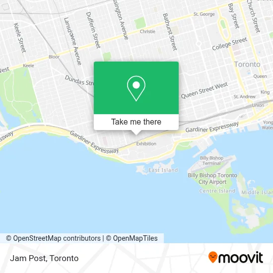 Jam Post map
