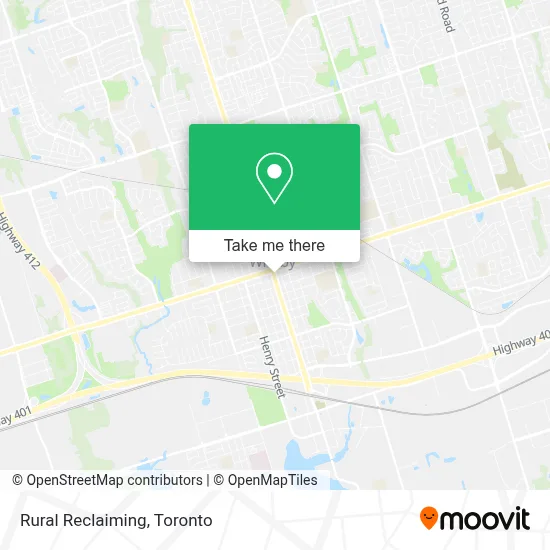 Rural Reclaiming plan