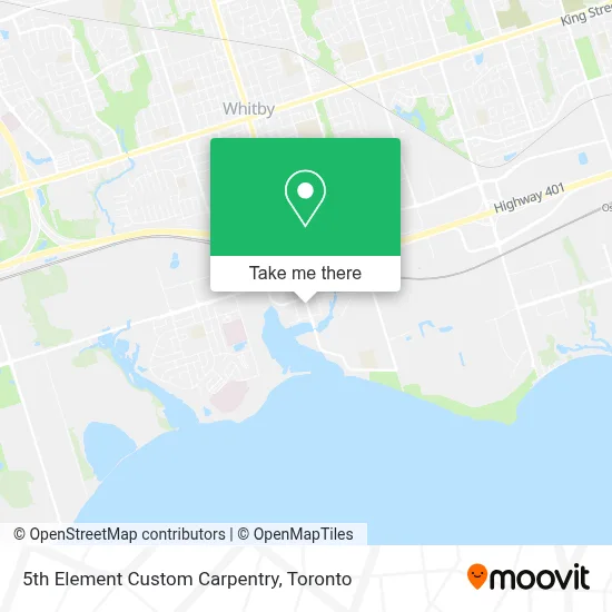 5th Element Custom Carpentry map