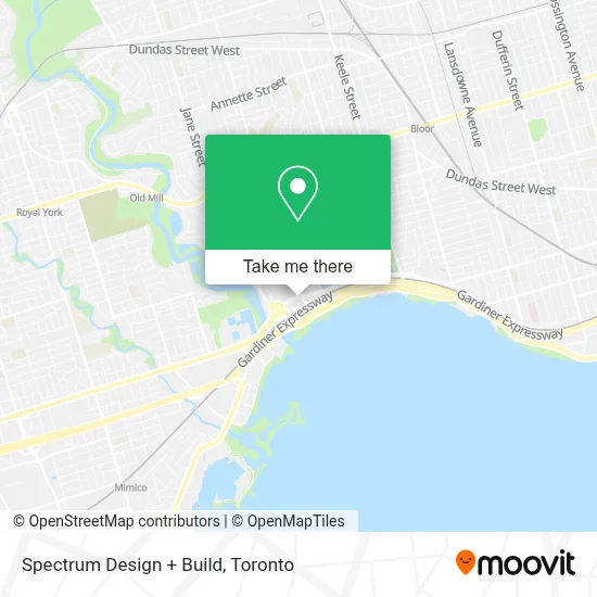 Spectrum Design + Build map