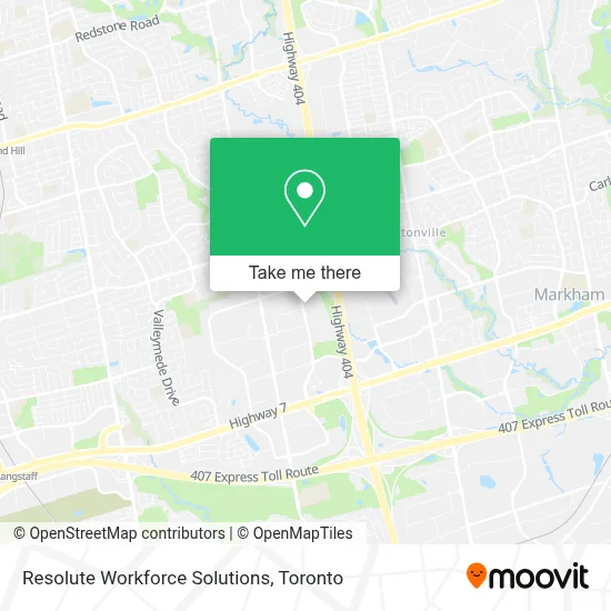 Resolute Workforce Solutions map