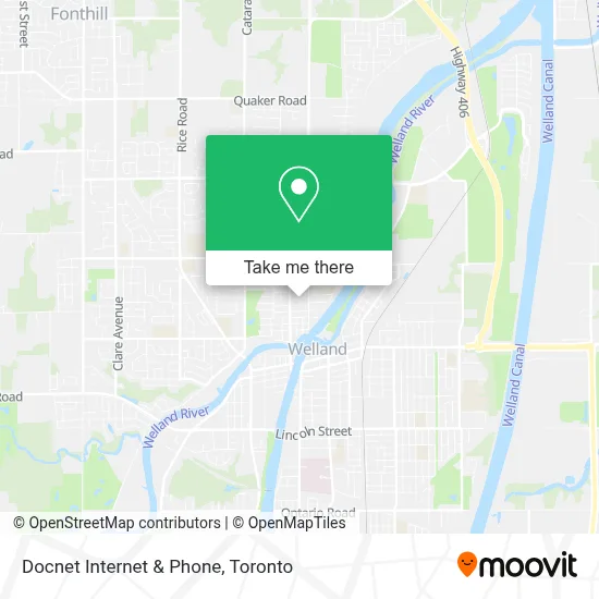 Docnet Internet & Phone map