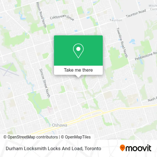 Durham Locksmith Locks And Load map