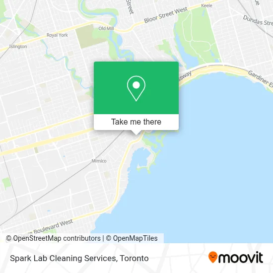 Spark Lab Cleaning Services map