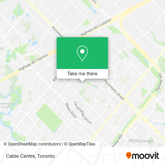 Cable Centre map