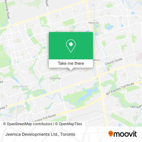 Jeemca Developments Ltd. map