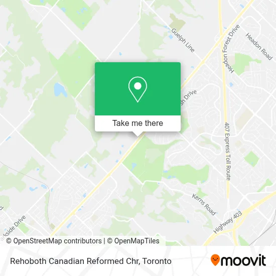 Rehoboth Canadian Reformed Chr map