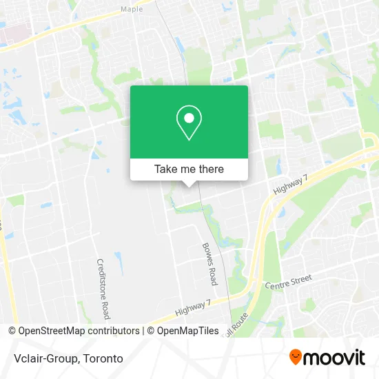 Vclair-Group map