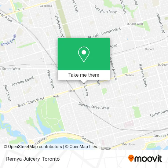 Remya Juicery map
