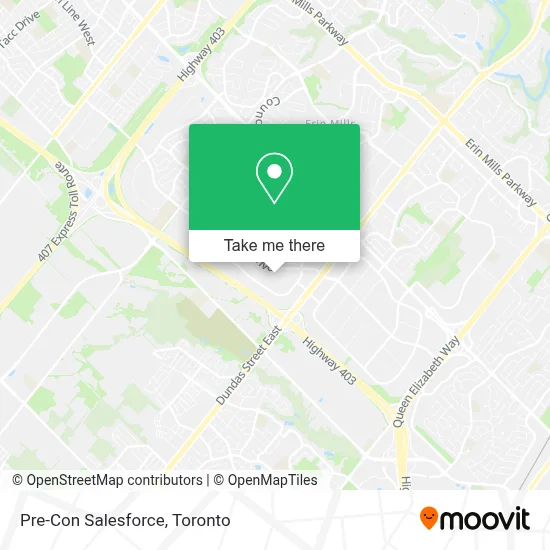 Pre-Con Salesforce map