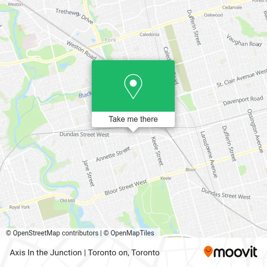 Axis In the Junction | Toronto on map