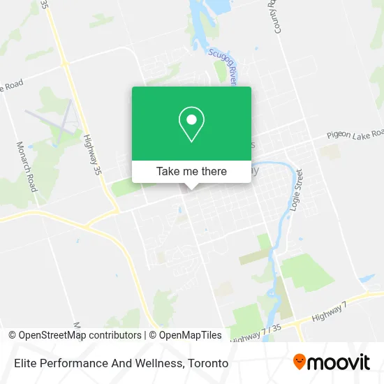 Elite Performance And Wellness map