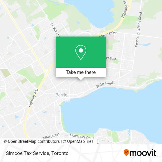 Simcoe Tax Service map