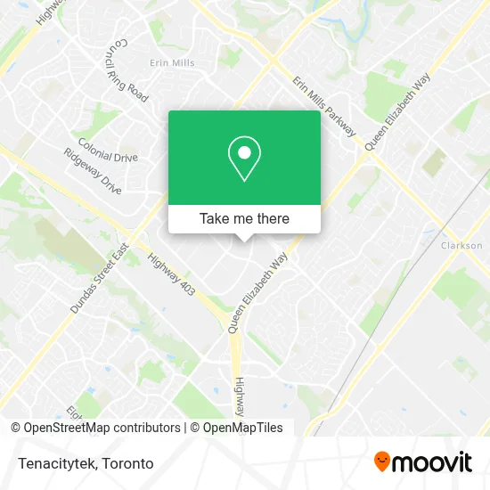 Tenacitytek map