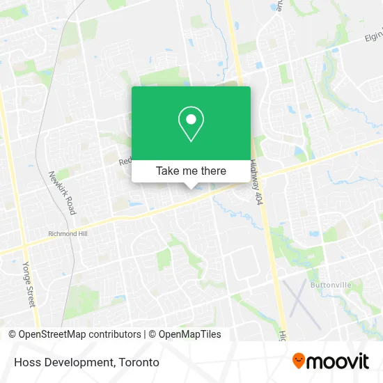 Hoss Development map