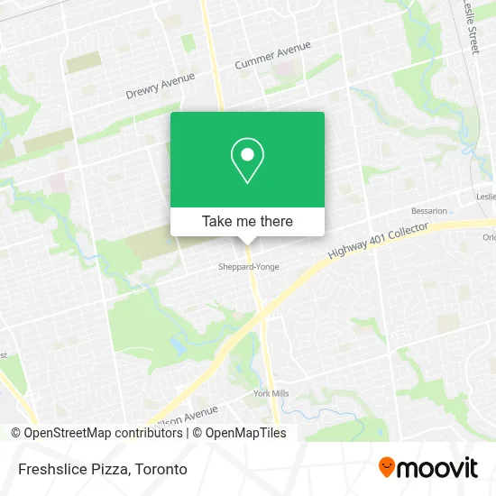 Freshslice Pizza map