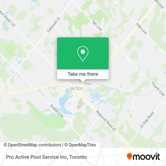 Pro Active Pool Service Inc map