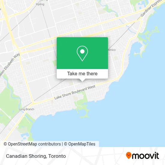 Canadian Shoring map