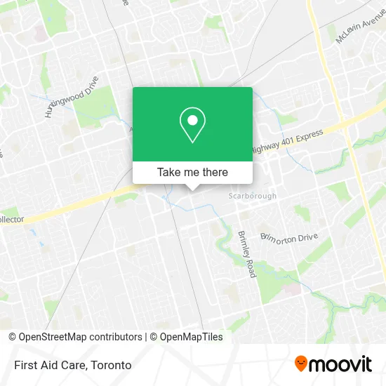 First Aid Care map