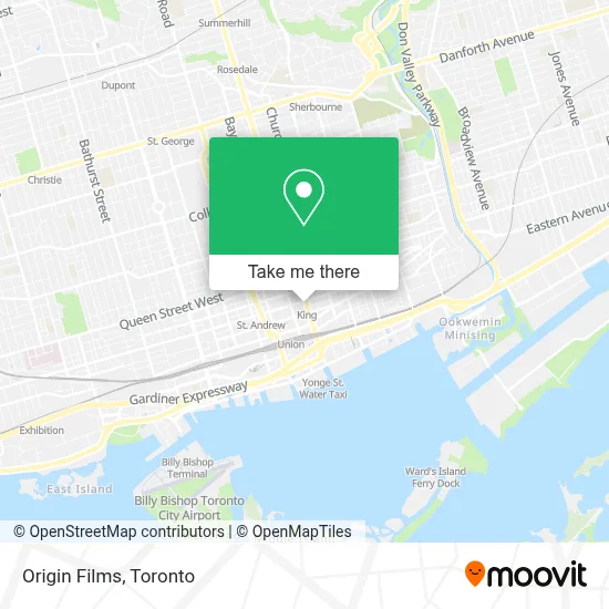 Origin Films map