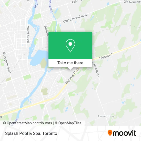 Splash Pool & Spa map